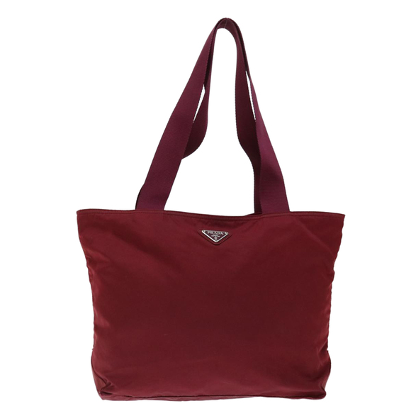 PRADA Tote Bag Nylon Red Auth 70587 - Picture 13 of 16